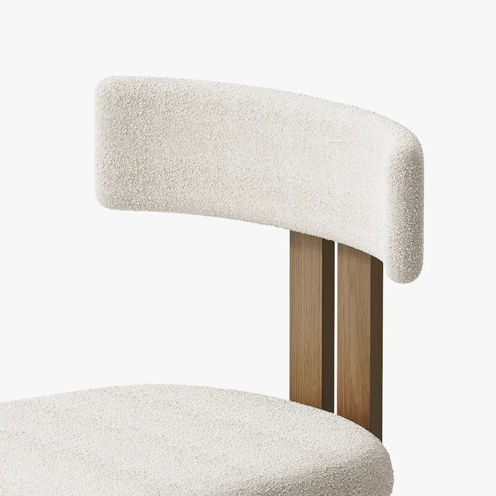 Lot de 2 chaises de salle à manger en bois modernes du milieu du siècle 