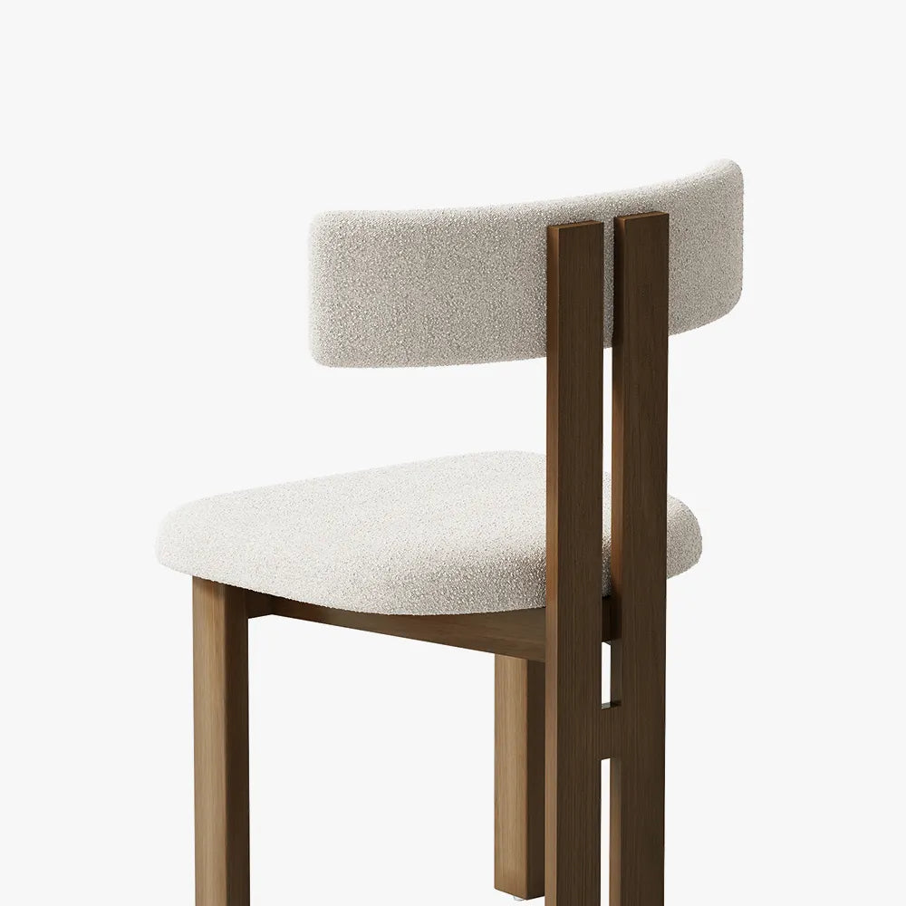 Lot de 2 chaises de salle à manger en bois modernes du milieu du siècle 