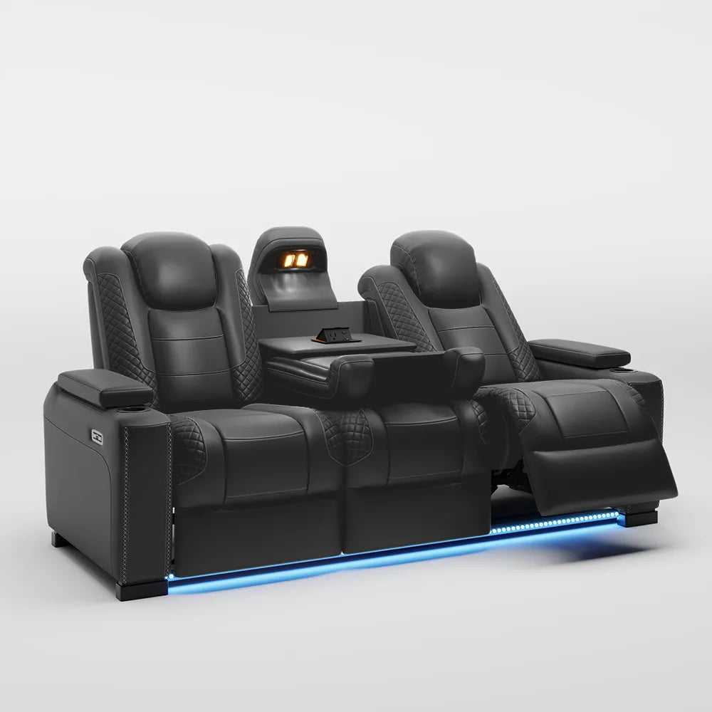 85'' Power Reclining Sofa Home Theather Sofa