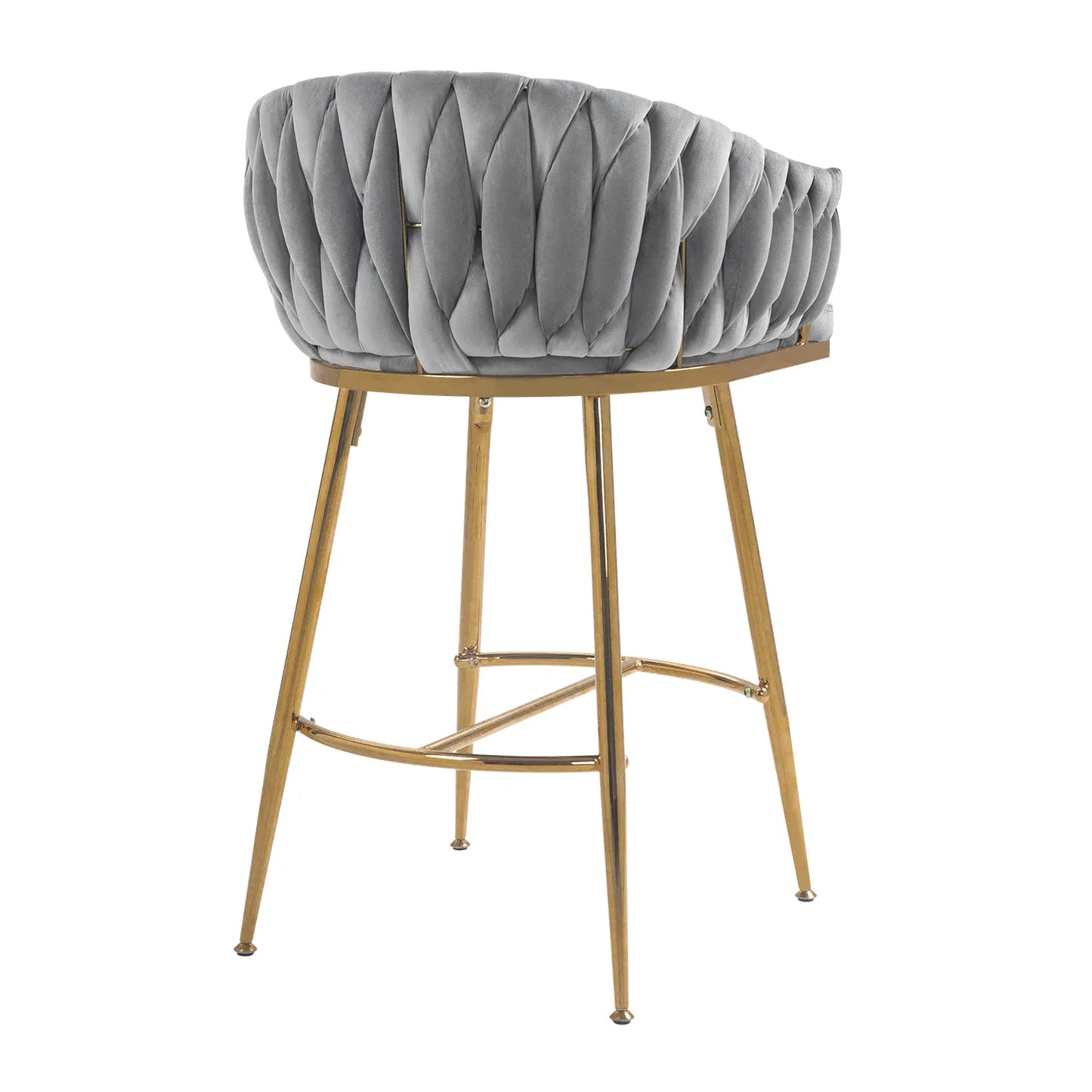Ensemble de 2 tabourets de bar modernes de 26 po à hauteur de comptoir 