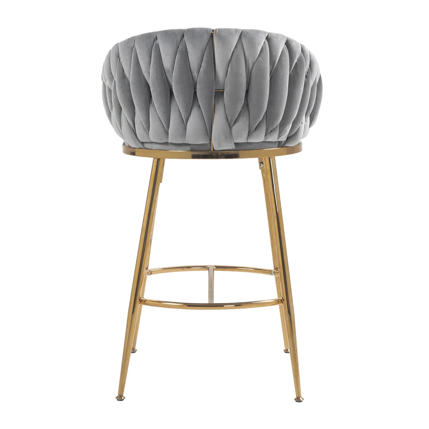 Ensemble de 2 tabourets de bar modernes de 26 po à hauteur de comptoir 