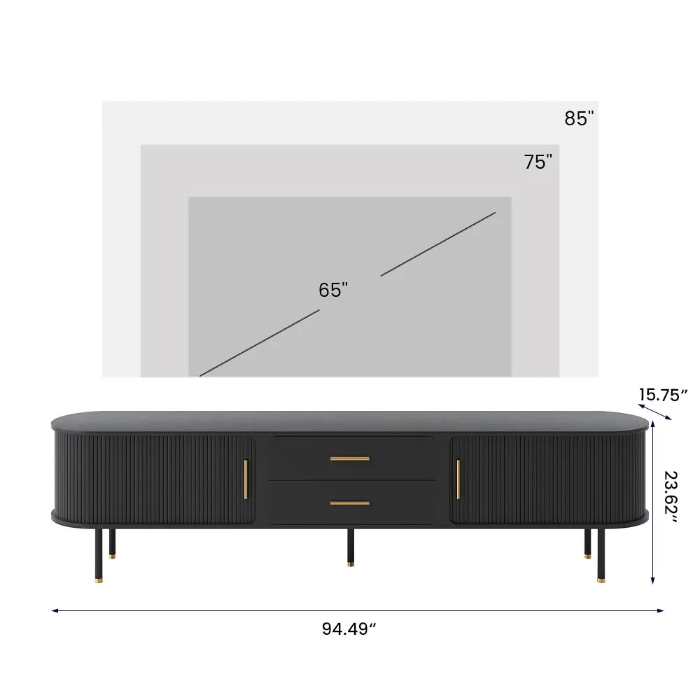 Eos - 78.74"Mid-Century Modern TV Stand