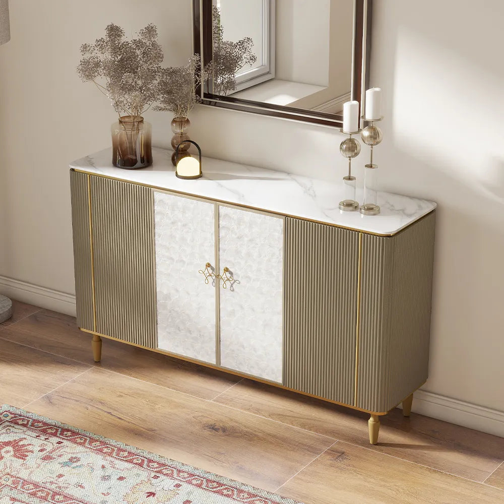 59.06" Modern Luxury Credenza Storage Cabinet