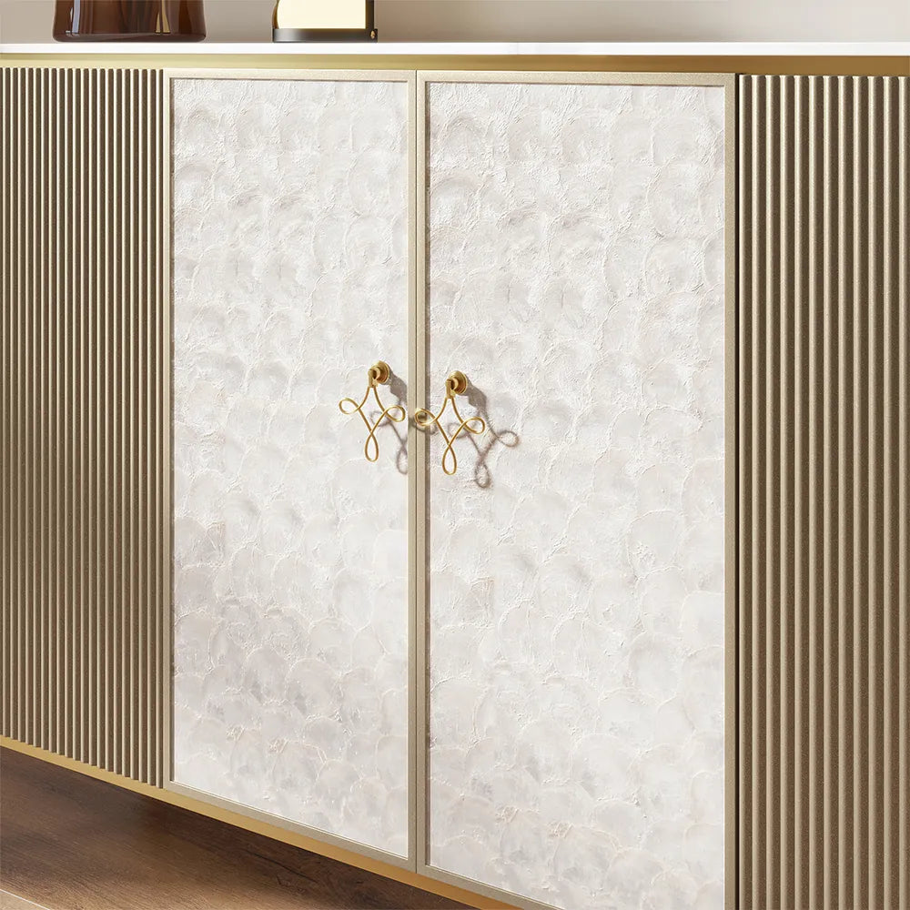 59.06" Modern Luxury Credenza Storage Cabinet