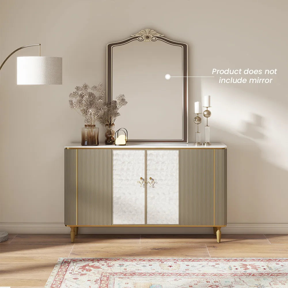 59.06" Modern Luxury Credenza Storage Cabinet