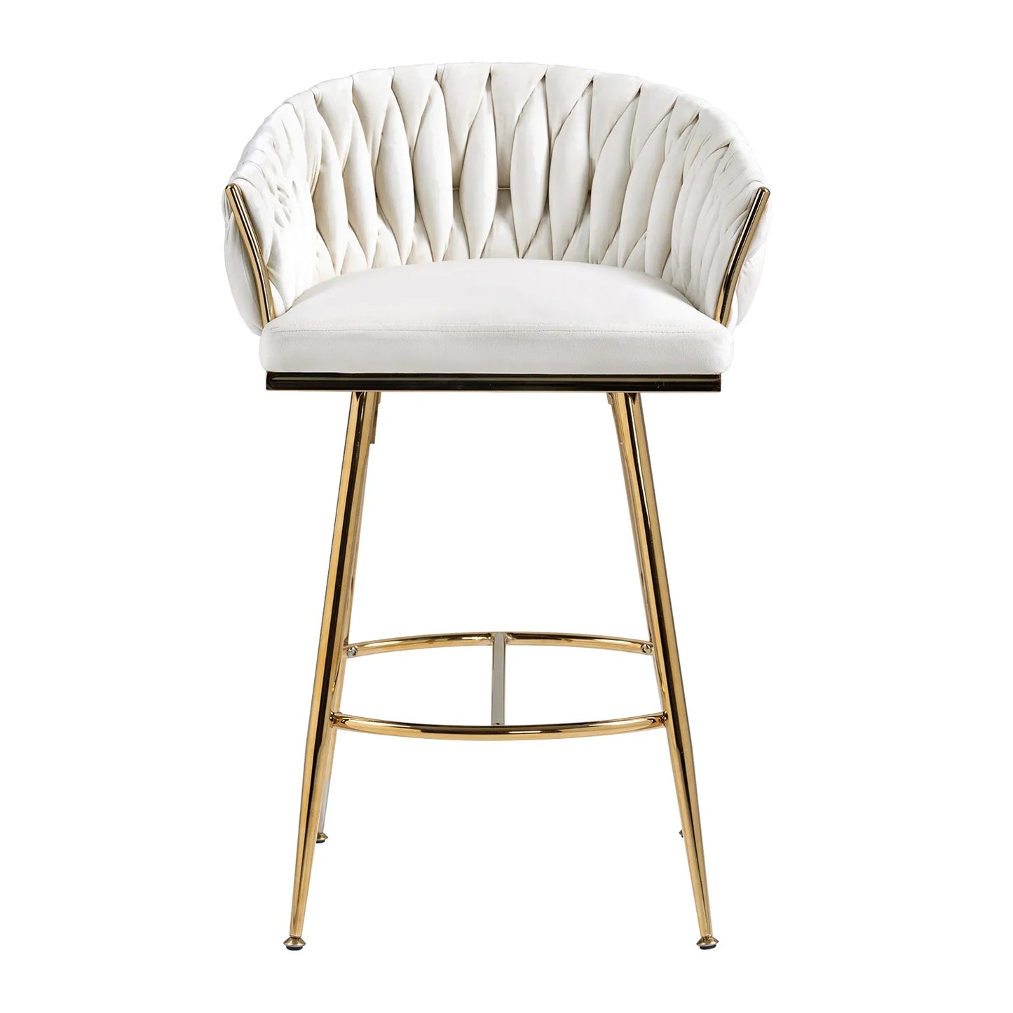 Ensemble de 2 tabourets de bar modernes de 26 po à hauteur de comptoir 