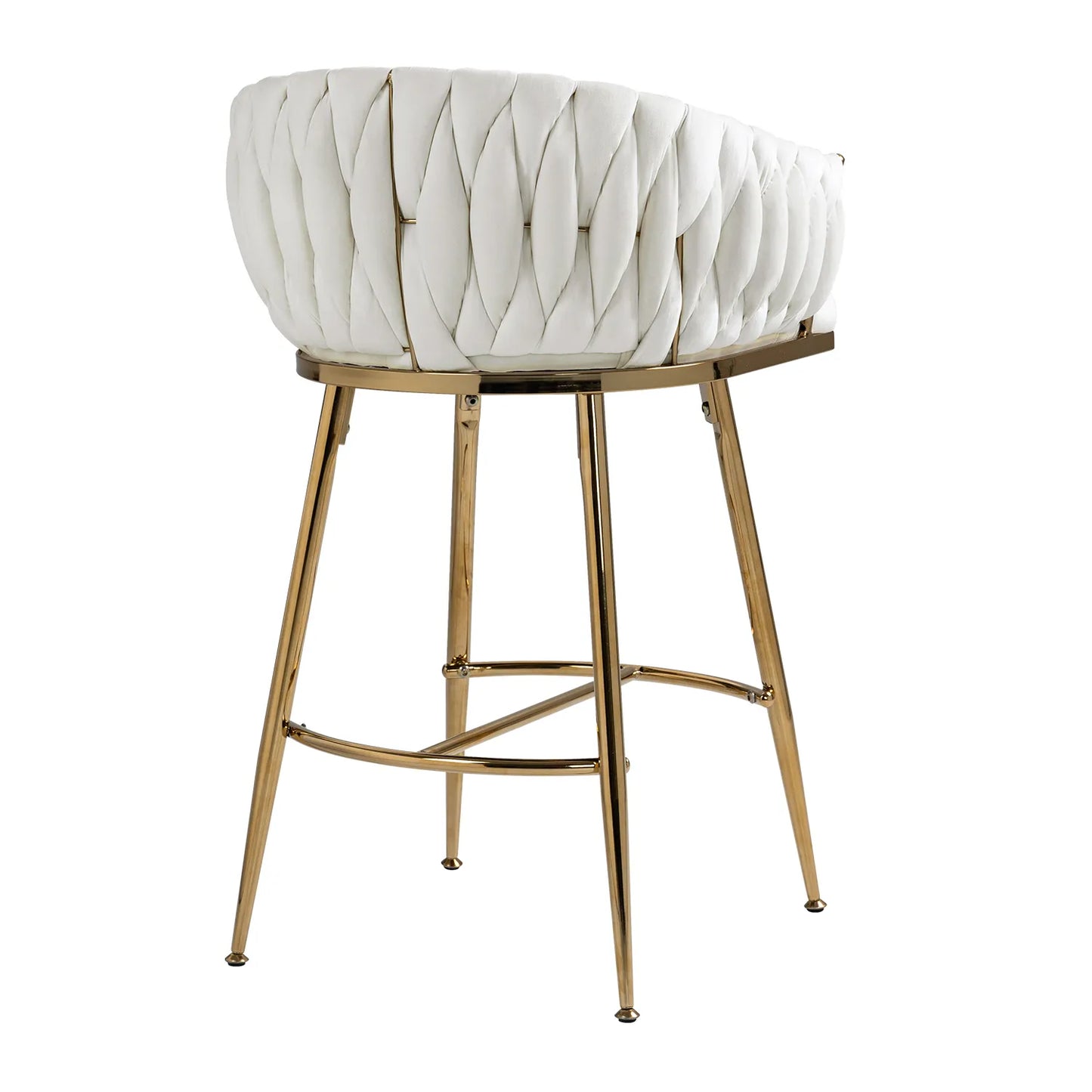 Ensemble de 2 tabourets de bar modernes de 26 po à hauteur de comptoir 