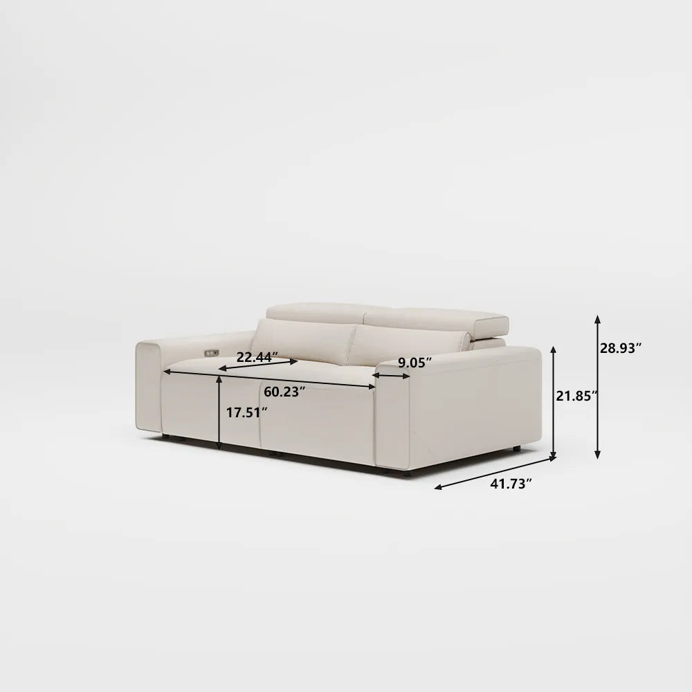 78.74'' Power Loveseat Sofa Reclining Couch Sofa