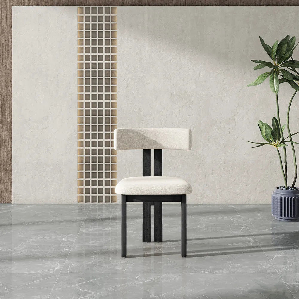 Lot de 2 chaises de salle à manger en bois modernes du milieu du siècle 