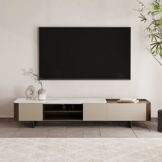 86.61" Modern Minimalist TV Stand