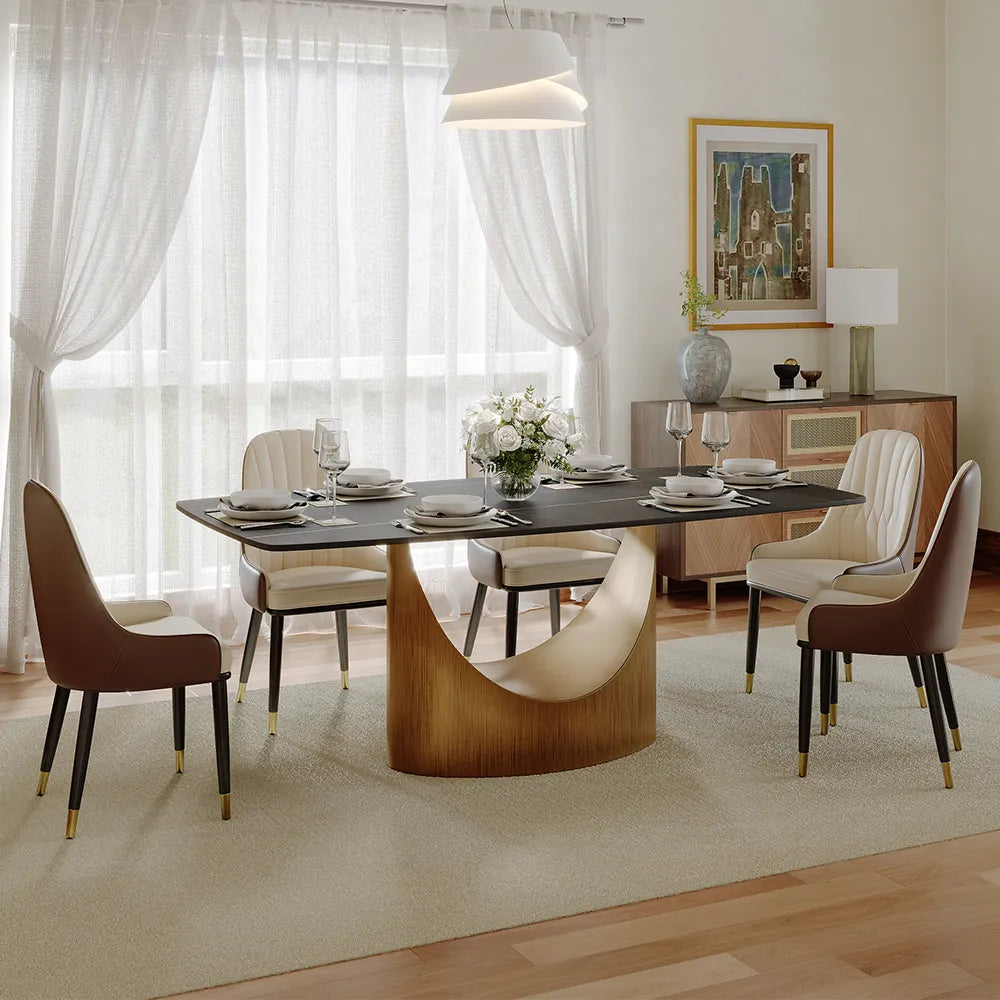 71in Hobart - Rectangular Sintered Stone Dining Table