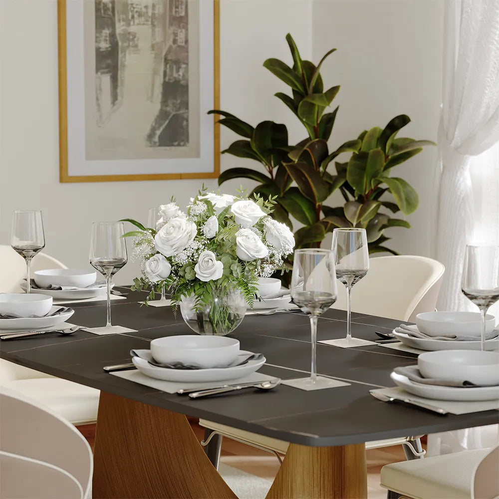 71in Hobart - Rectangular Sintered Stone Dining Table