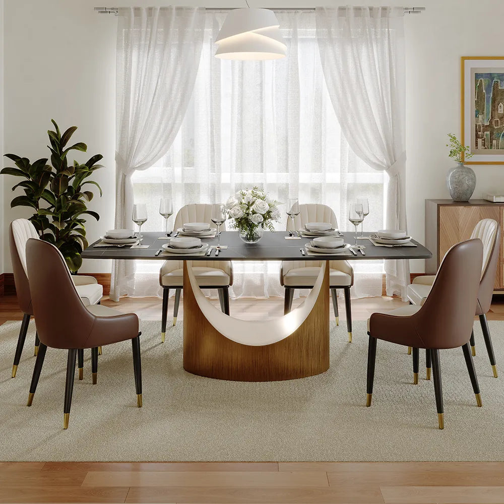 71in Hobart - Rectangular Sintered Stone Dining Table