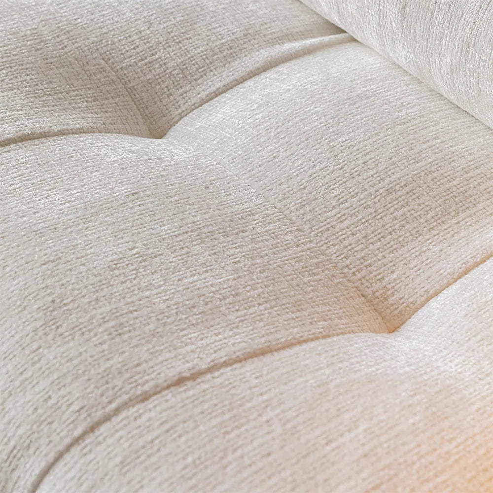 Cream-colored modern removable and washable modular sofa