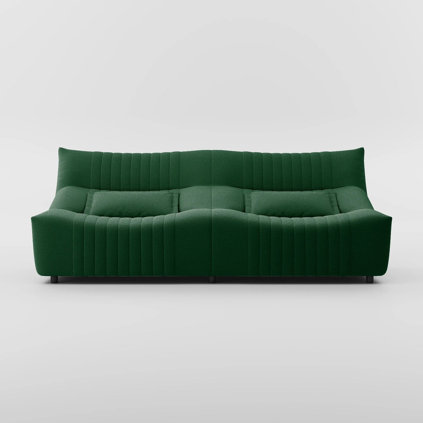88-inch Modern Country Harp Pattern Three-Seater Sofa