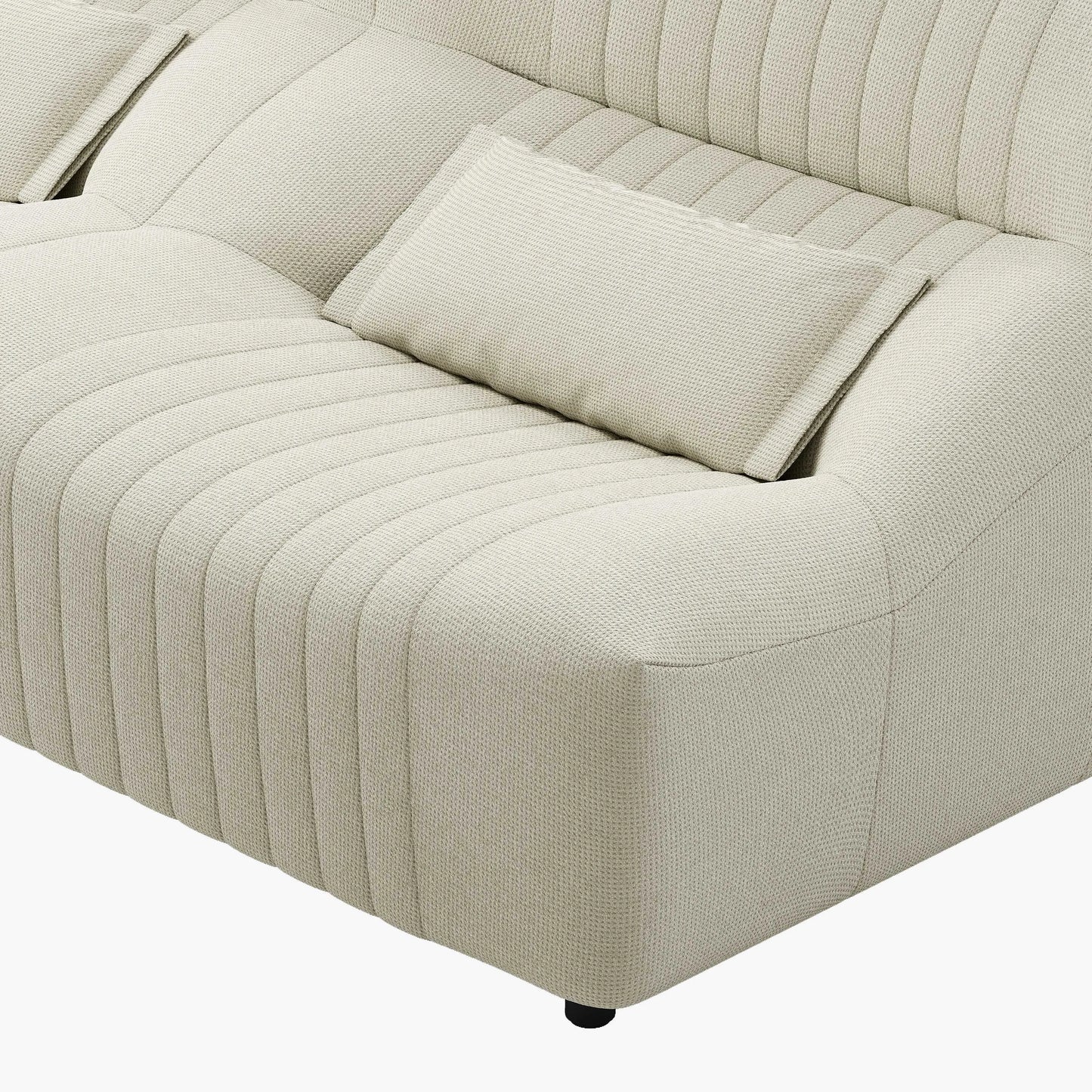 88-inch Modern Country Harp Pattern Three-Seater Sofa