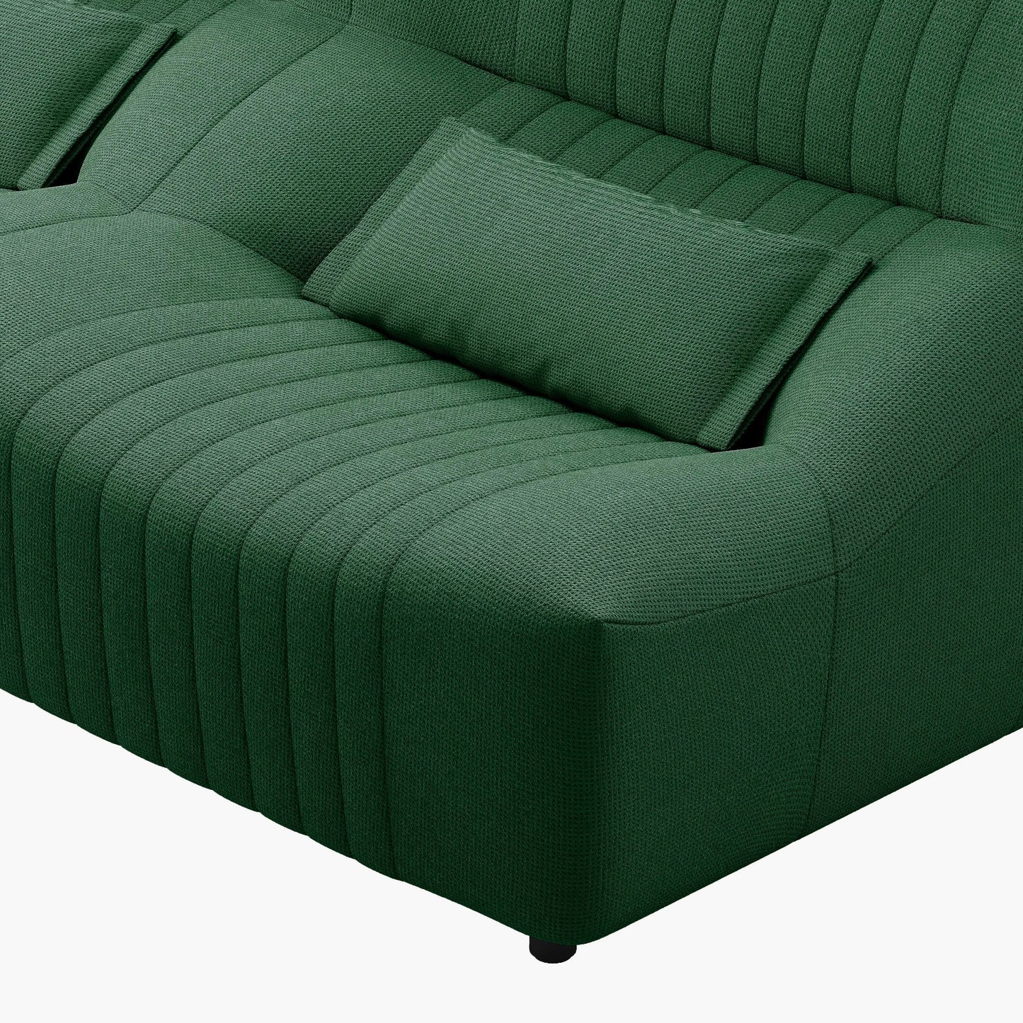 88-inch Modern Country Harp Pattern Three-Seater Sofa