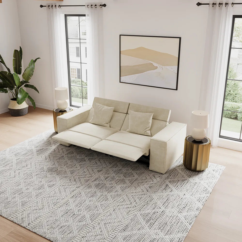 Canapé inclinable électrique minimaliste Pro de 84,27 po