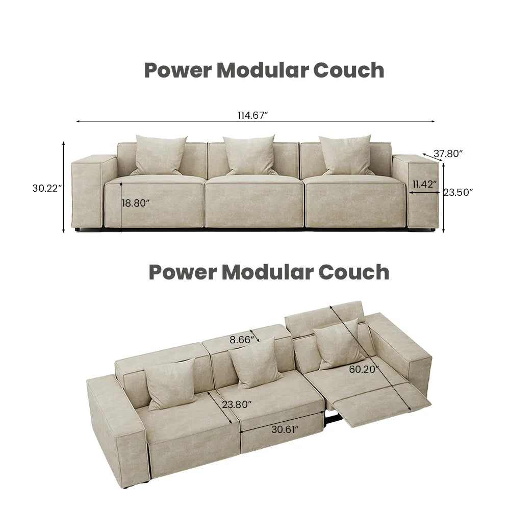 Barrett-Power Reclining Sofa