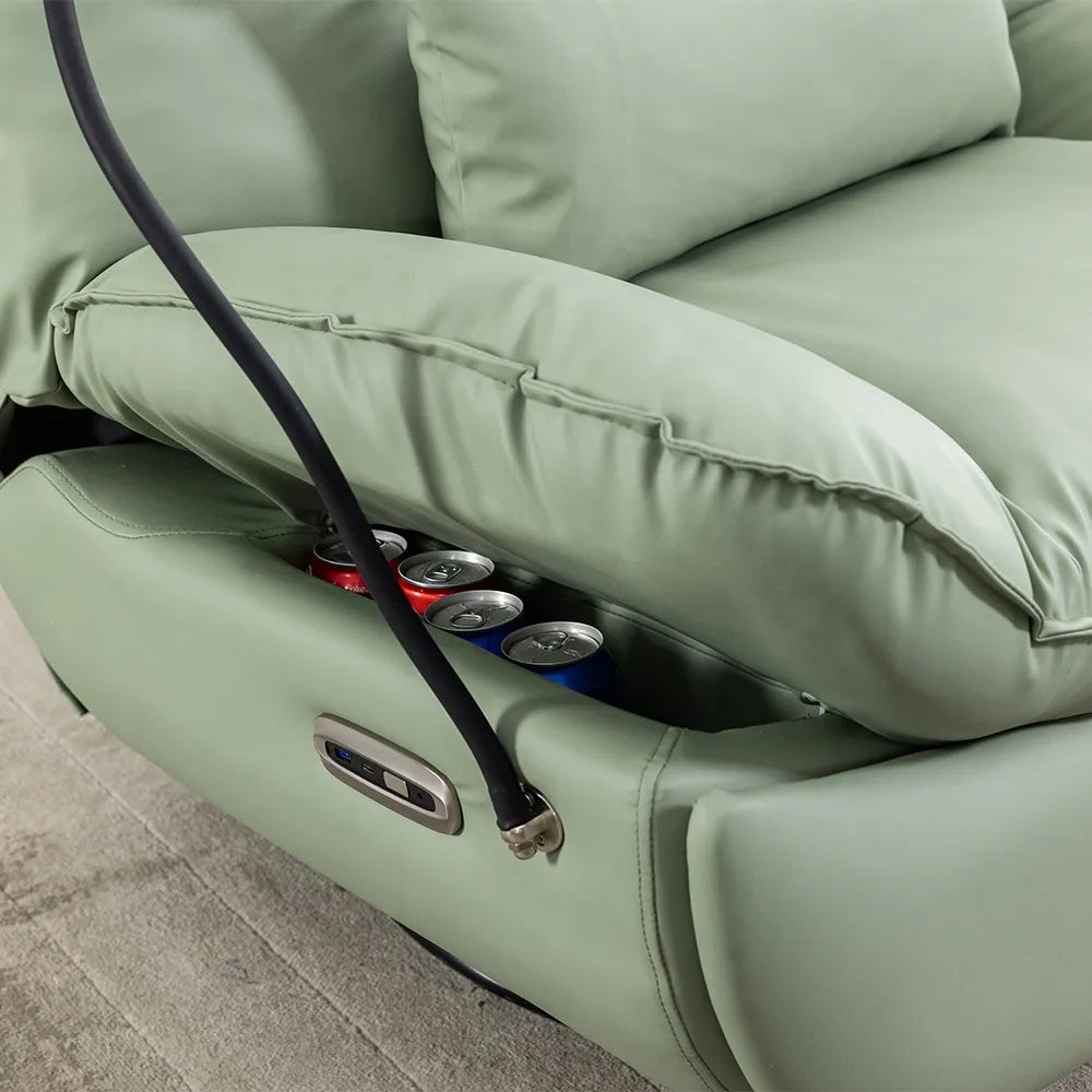 Fauteuil inclinable électrique pivotant avec coussin de taille 