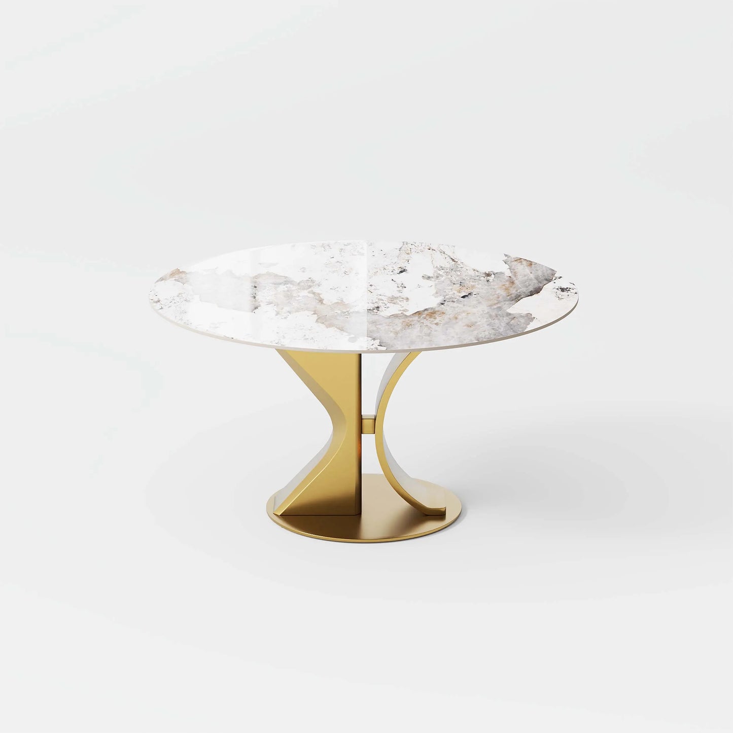 47" Modern Luxury Round Dining Table