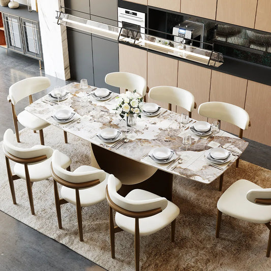 Hobart-Rectangular Sintered Stone Dining Table