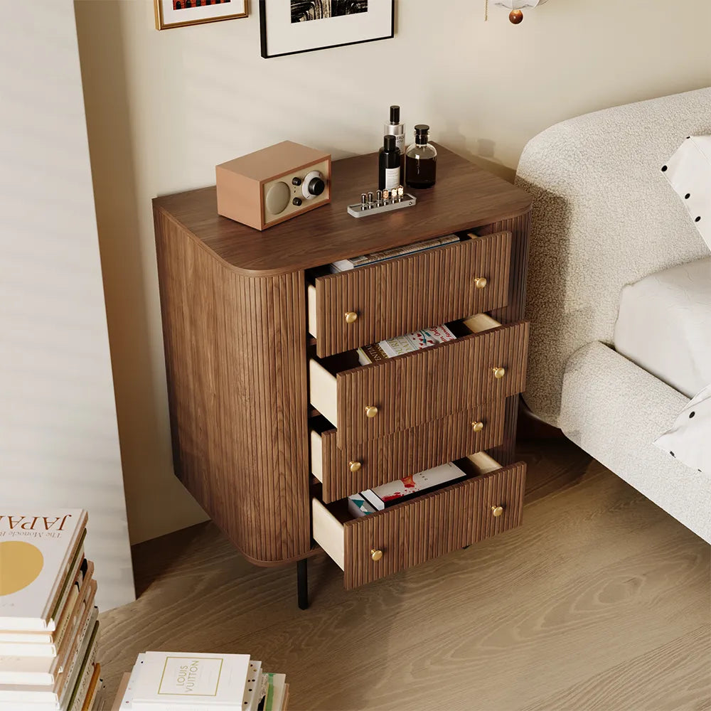 Silva - Modern 4 Drawers Dresser