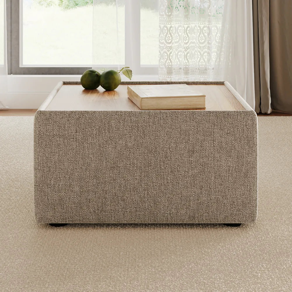 31.5'' Modern Minimalist Chenille Coffee Table