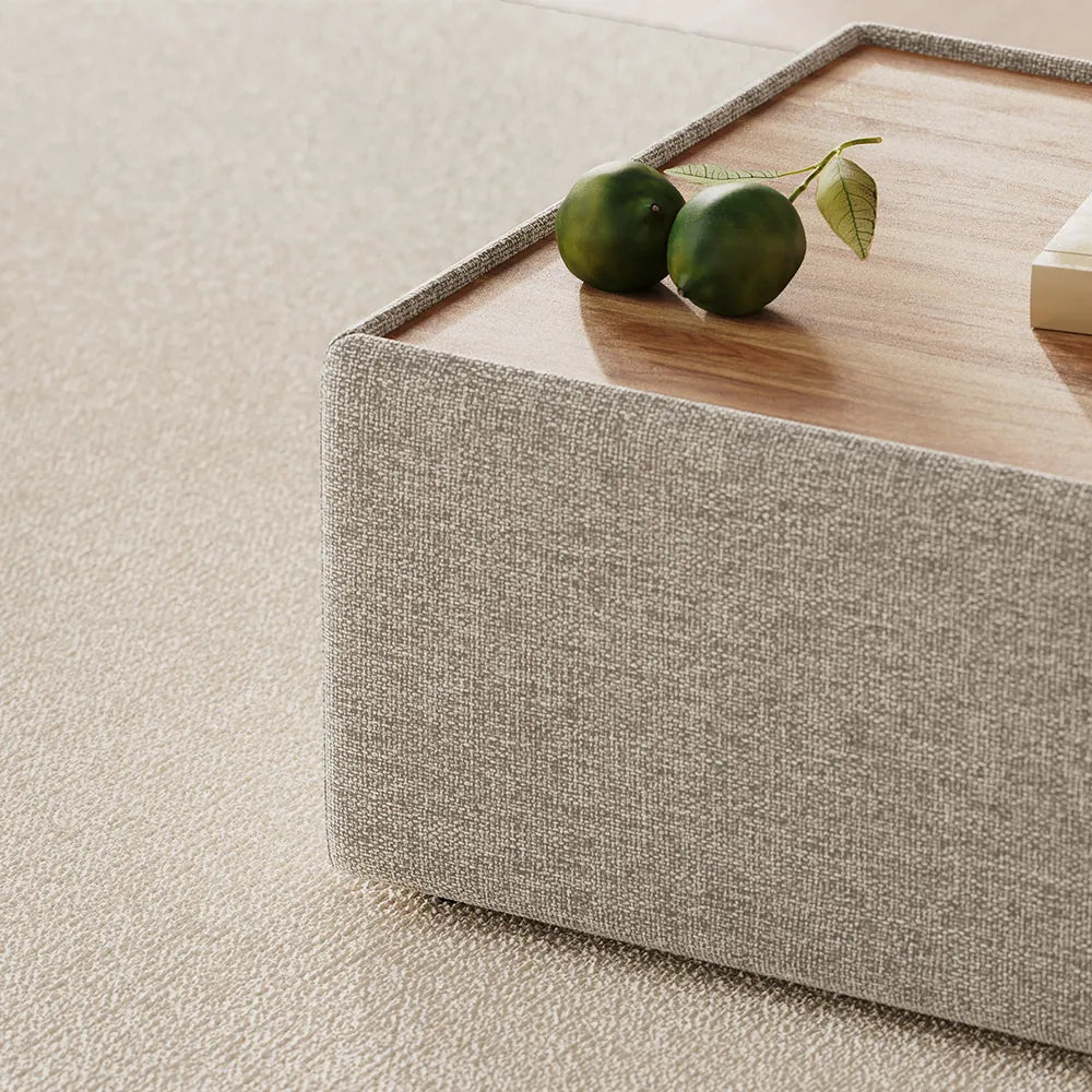 31.5'' Modern Minimalist Chenille Coffee Table