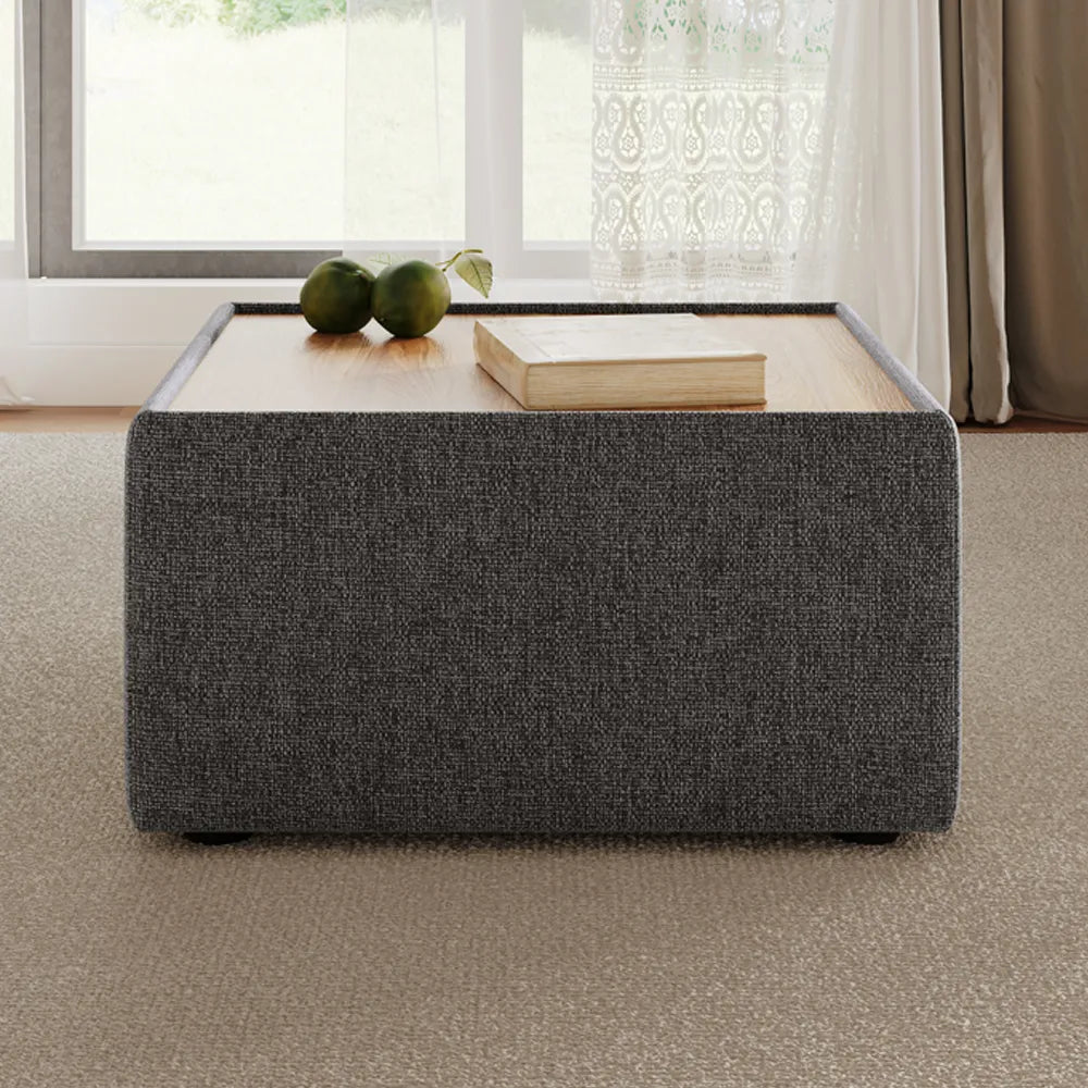 31.5'' Modern Minimalist Chenille Coffee Table