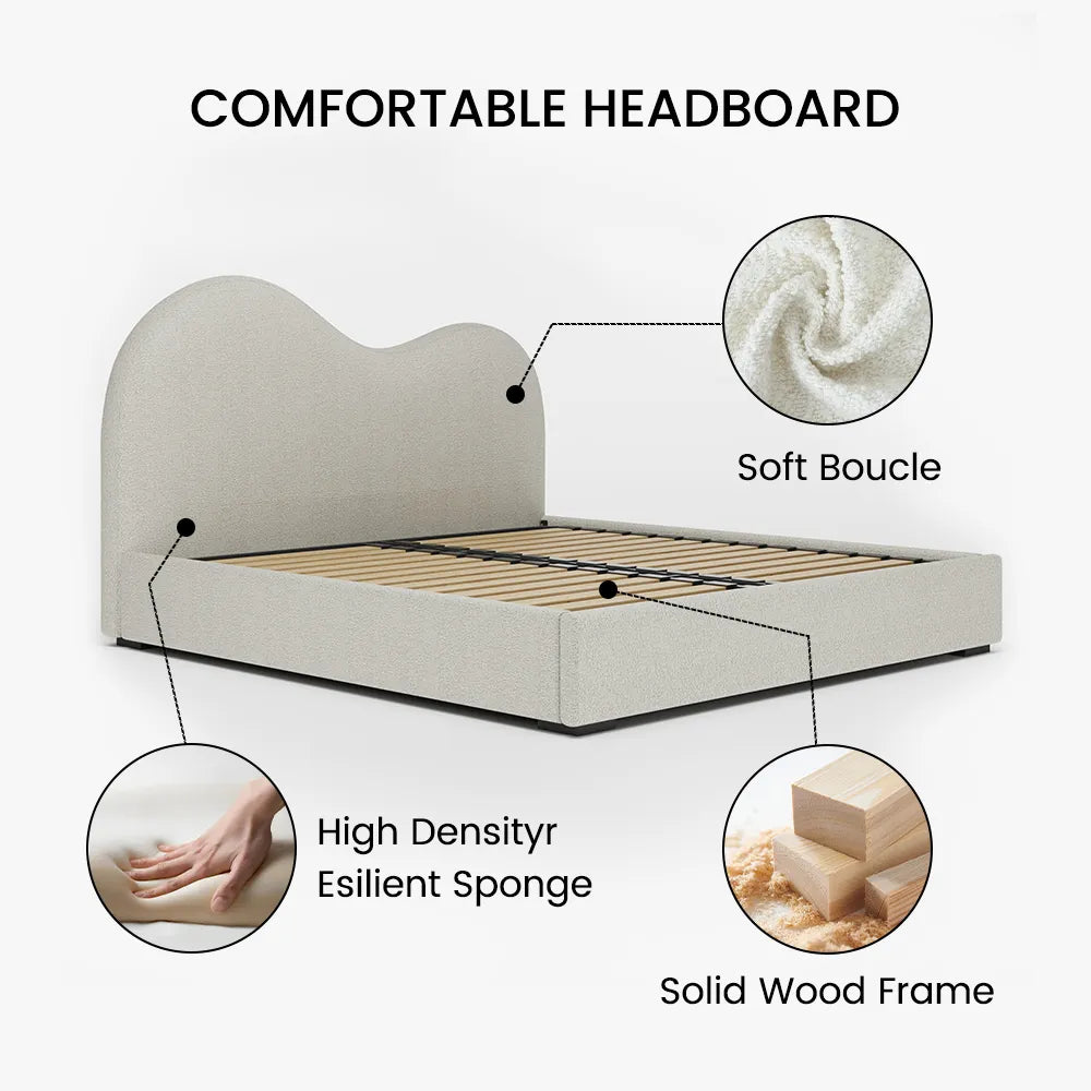 Cadre de lit King Size Cloud avec rangement
