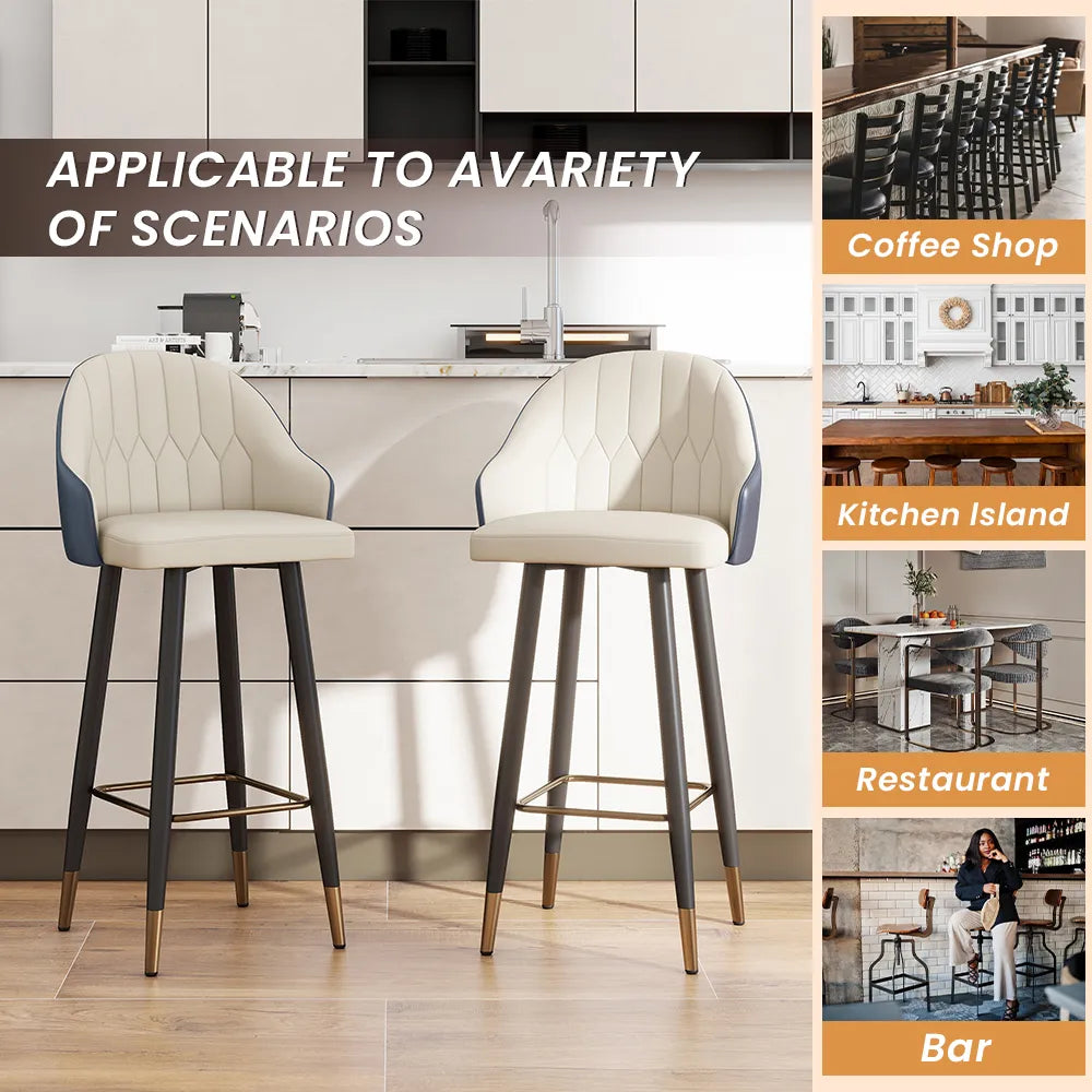 30'' Modern Bar Stools Set of 2