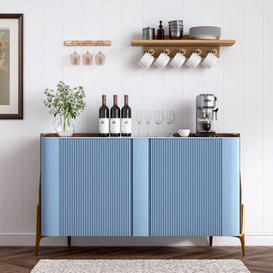 57'' Modern Storage Cabinet with Pandora Sintered Stone Top