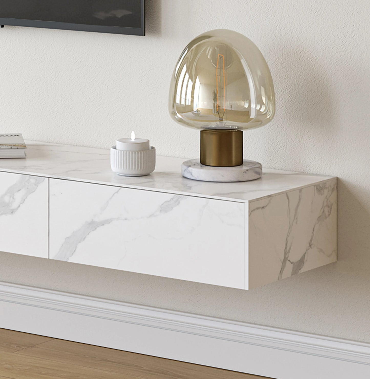 FLOAT - Meuble TV mural moderne 