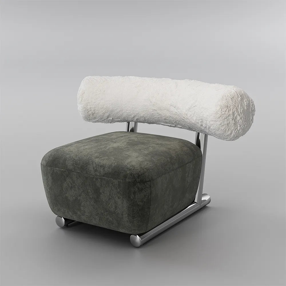 39.76" Modern Stylish Accent Chair with Fully-Assembled