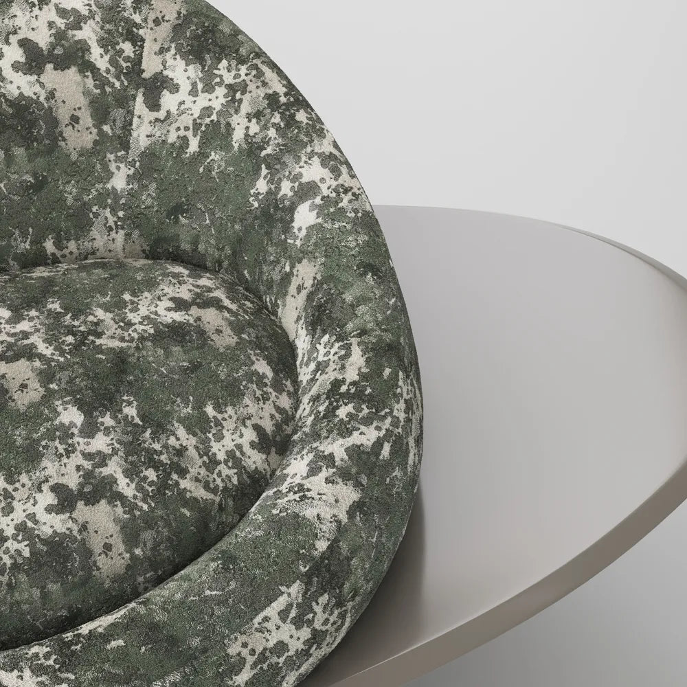 47.24" Planet Round Lounge Chair with Storage Tray