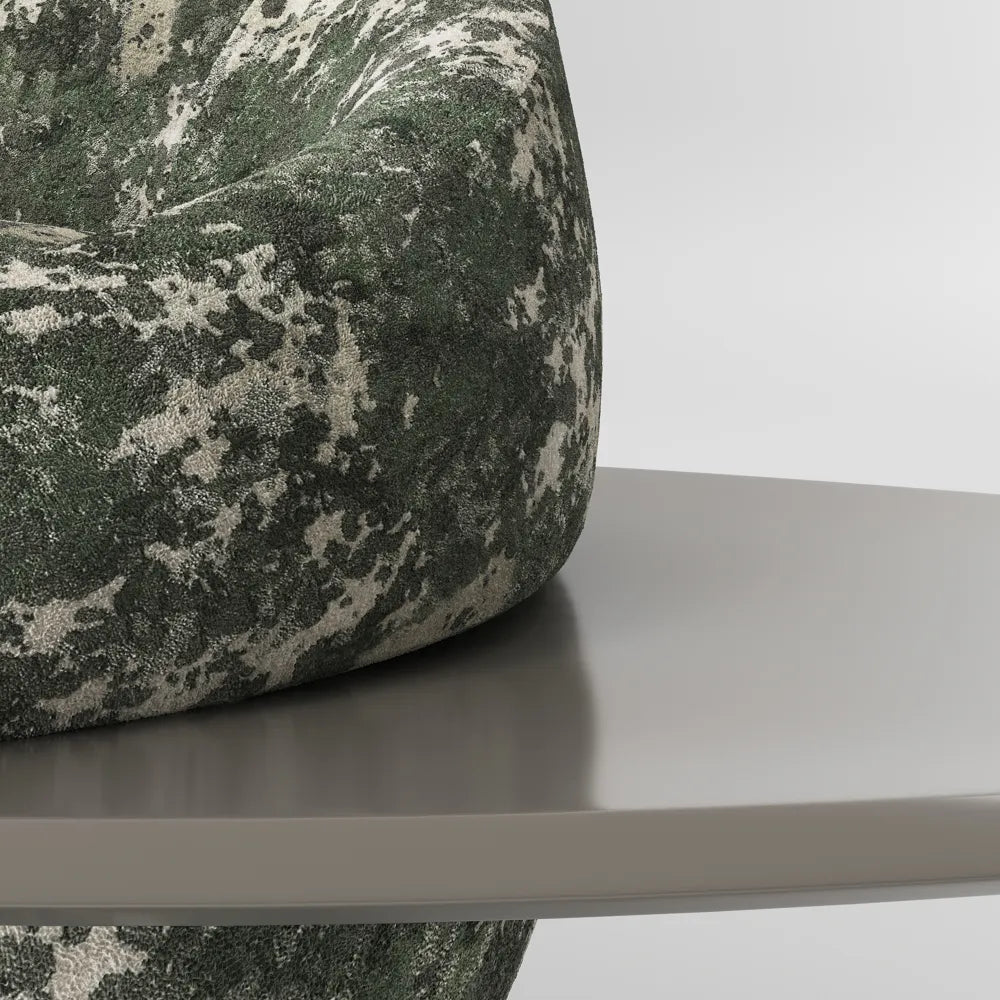 47.24" Planet Round Lounge Chair with Storage Tray