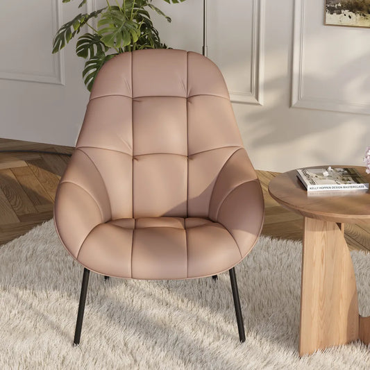 27.56" Modern Pink Lounge Chair