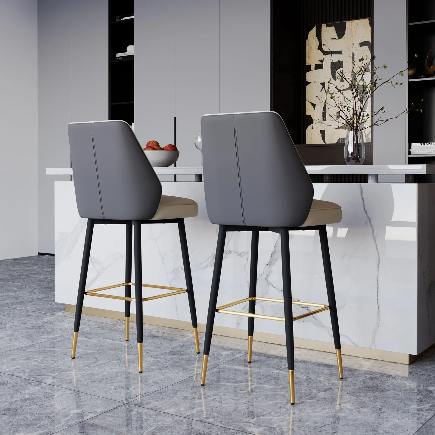 30'' Modern Bar Stools Set of 2