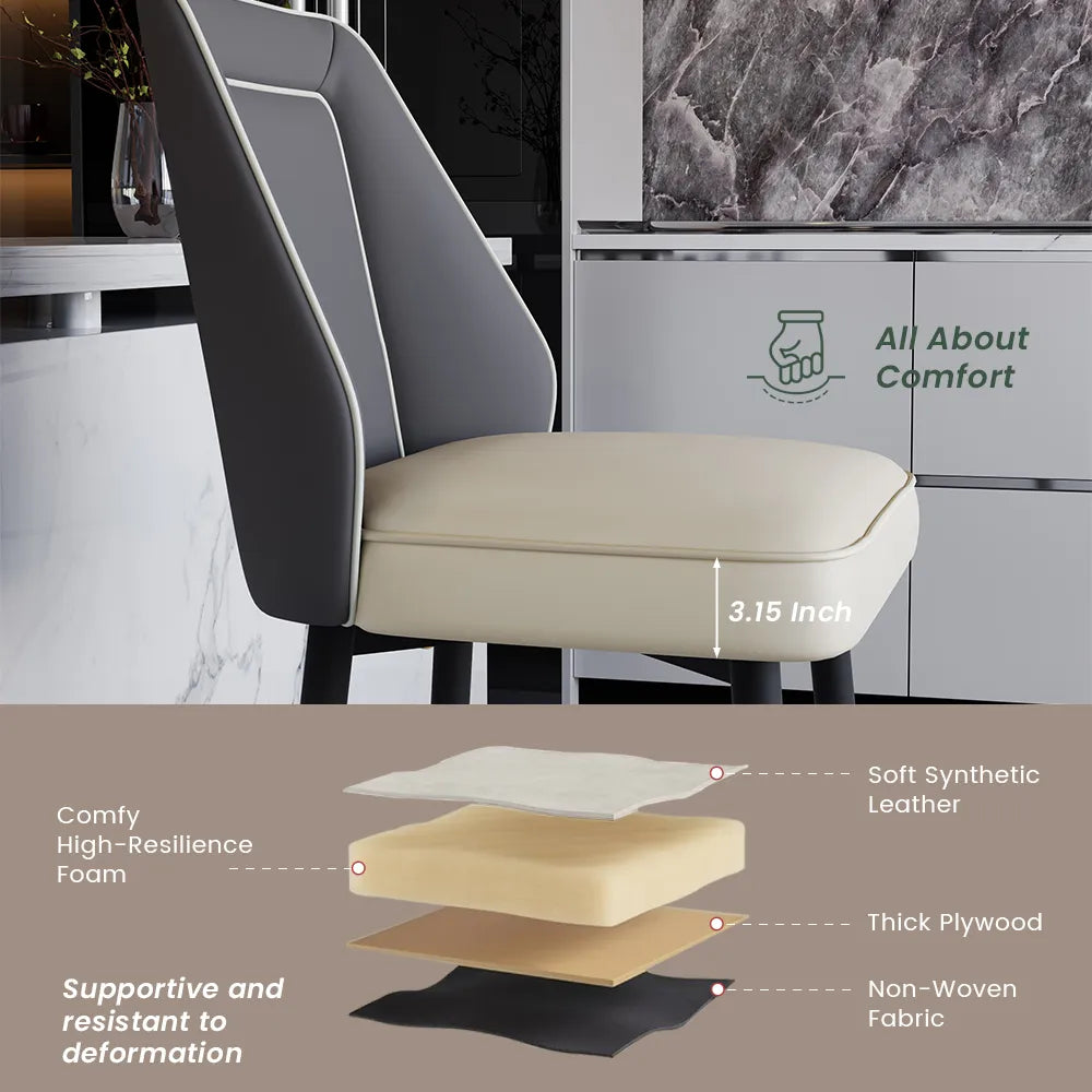 30'' Modern Bar Stools Set of 2