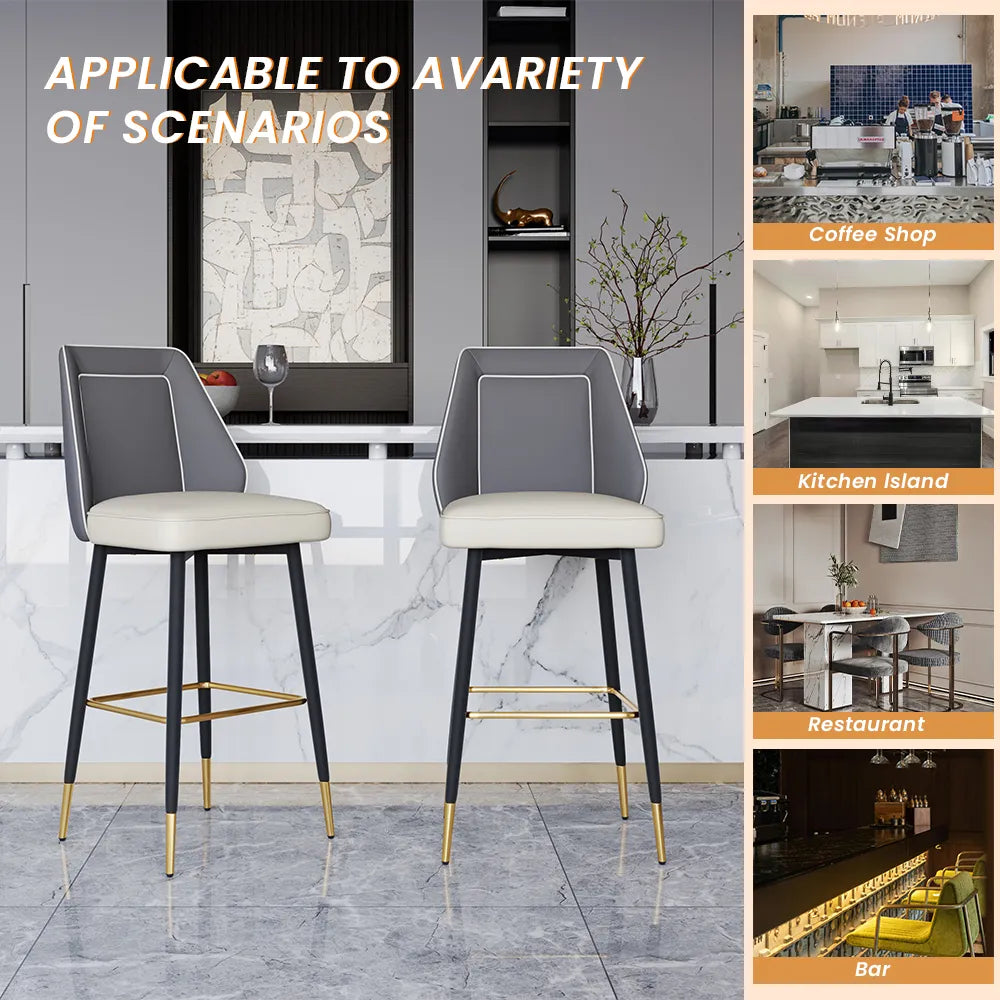 30'' Modern Bar Stools Set of 2