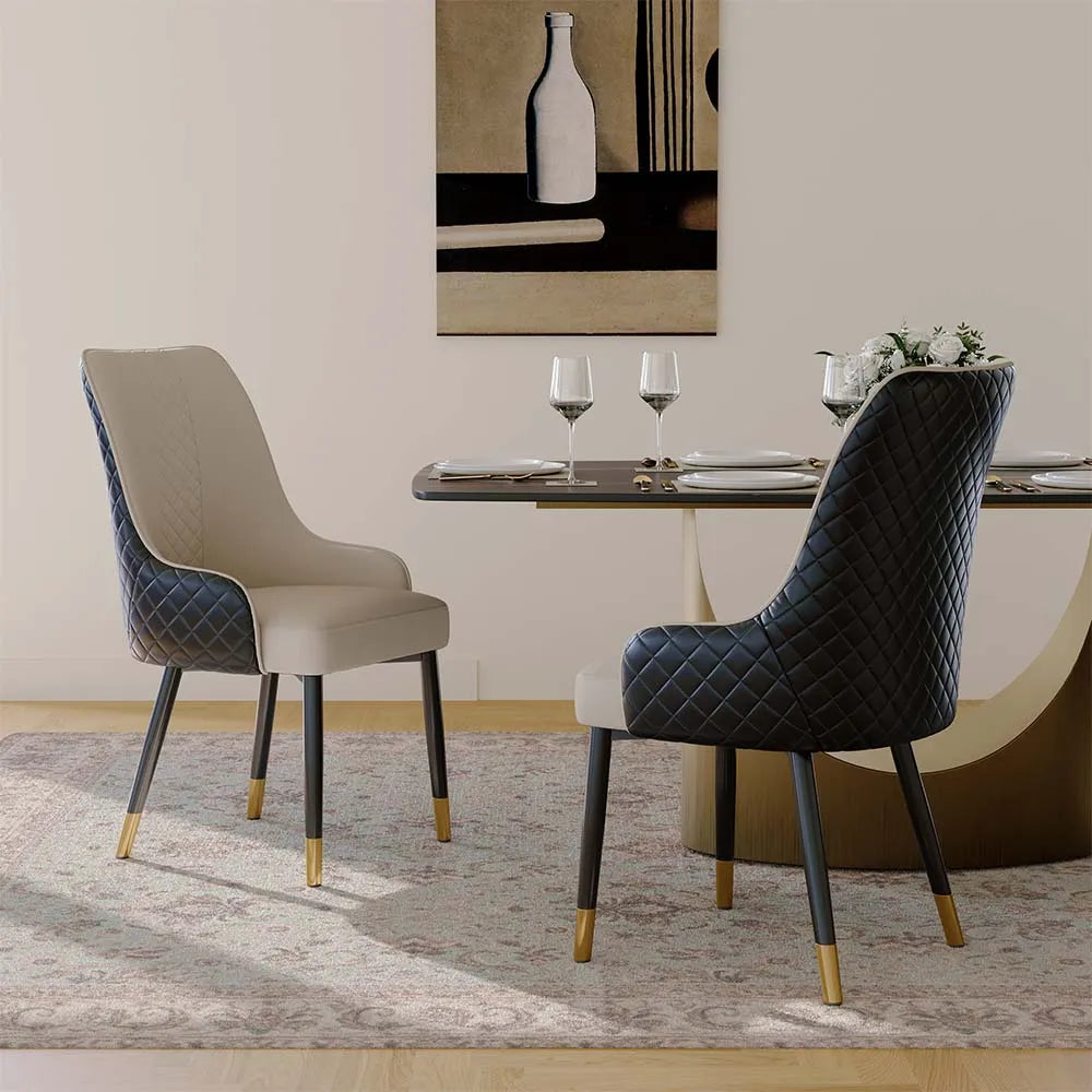 Modern Upholstered Dining Chairs Set of 2