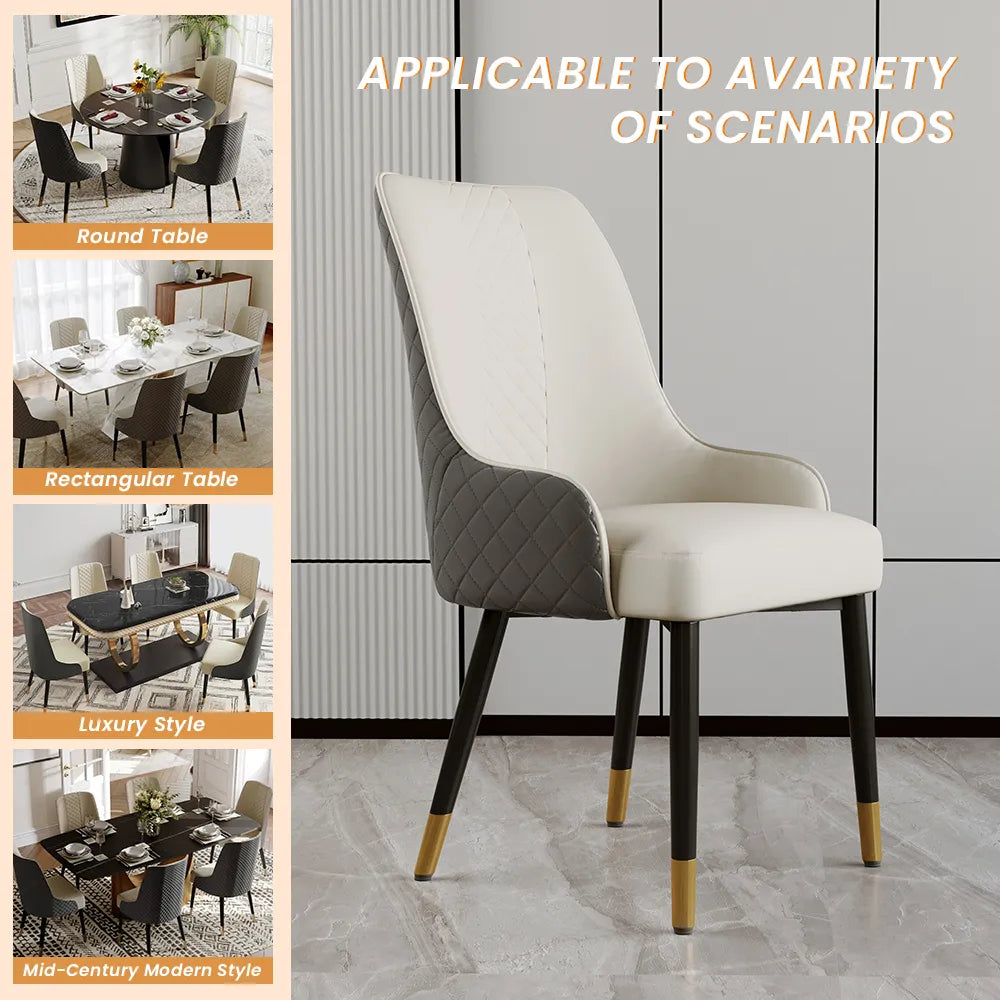 Modern Upholstered Dining Chairs Set of 2