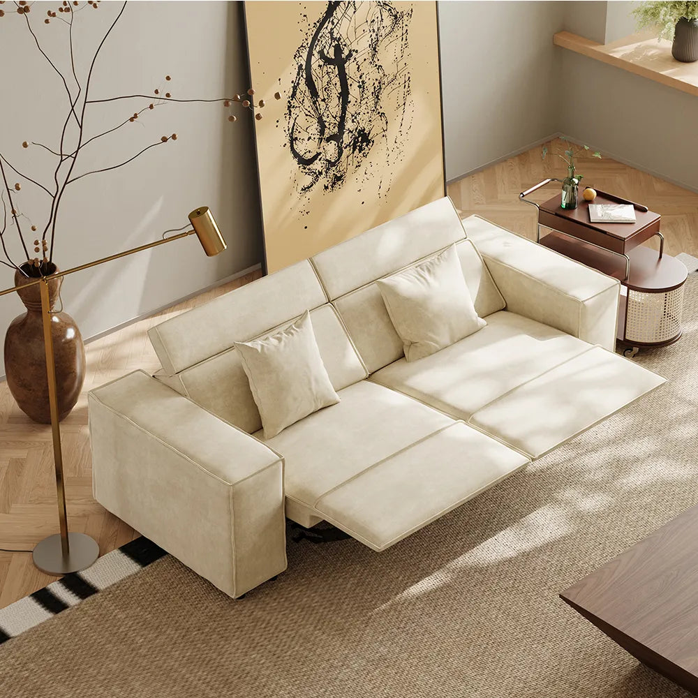 Canapé inclinable électrique minimaliste Pro de 84,27 po