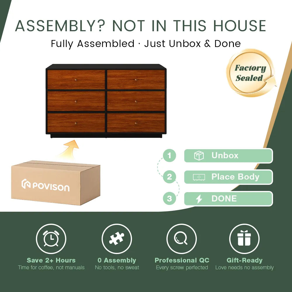 Mid-Century Modern Wood Dressers for Bedroom