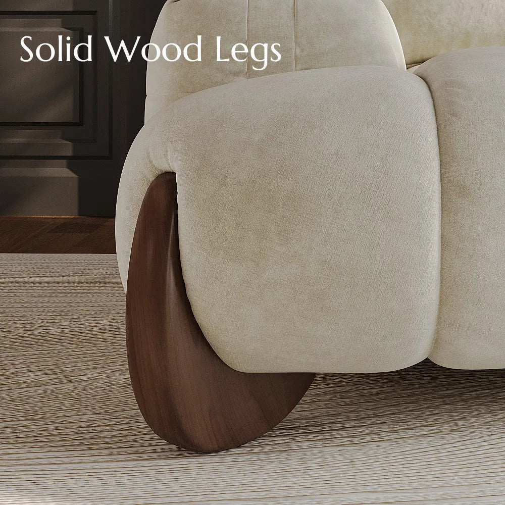 Arlo - 2-3 Seater Mid Century Deep Sofa with Adjustable Cushions