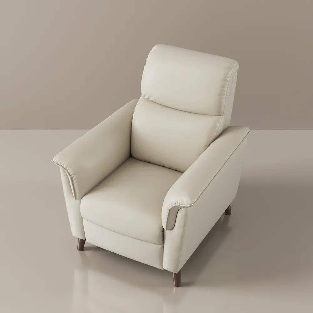 Fauteuil inclinable ergonomique de 33,07 pouces avec dossier en similicuir 