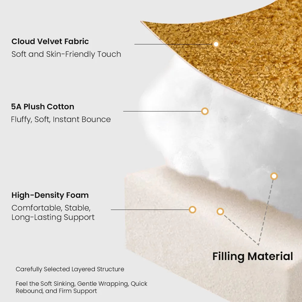 32.3''Modern Beige Armless Swivel Rocking Recliner – Manual Sofa Chair & Single Sofa