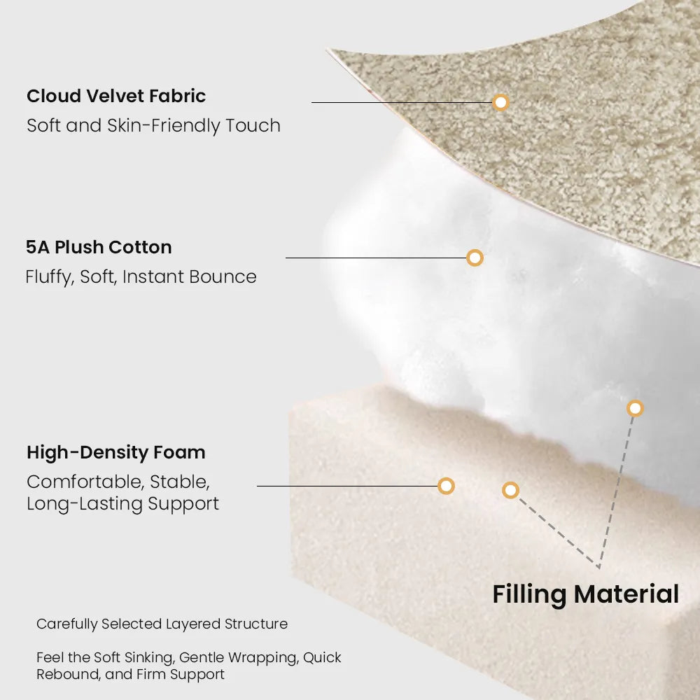 32.3''Modern Beige Armless Swivel Rocking Recliner – Manual Sofa Chair & Single Sofa