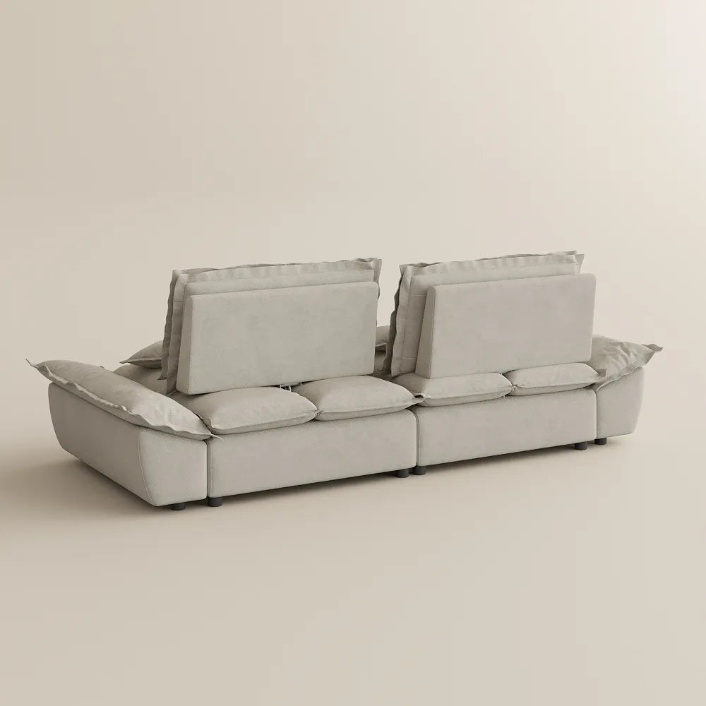 104.33" Sailboat Deep Sofa with Adjustable Backrest